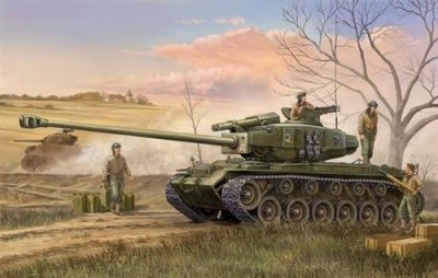 HOBBY BOSS Maquette  T26E4 Super Pershing, Pilot #1- 1/35 - Maquette m