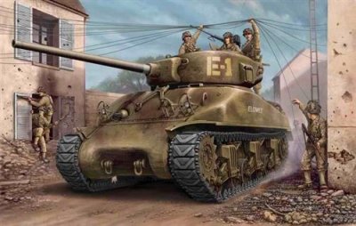 HOBBY BOSS Maquette  US M4A1 76 - 1/48 - Maquette militaire