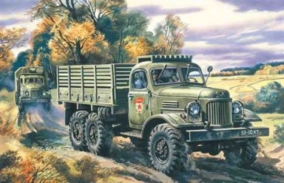 ICM Maquette  Camion militaire ZIL-157-1/72 - Maquette militaire