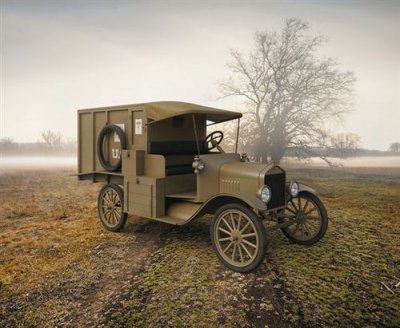 ICM Maquette  Mod&egrave;le T 1917 Ambulance, WWI Voiture am&eacute;ricaine (100% de