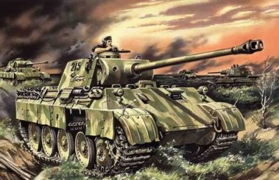 ICM Maquette  Pz.Kfw. V Ausf.D Panther- 1/35 - Maquette militaire