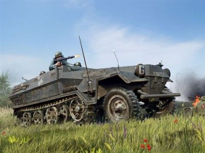 ICM Maquette  Sd.Kfz.251 / 1 Ausf.A Porte-avions blind&eacute; allemand de la