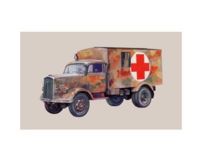 ITALERI Maquette  Ambulance KFZ.305 -1/72 - Maquette militaire