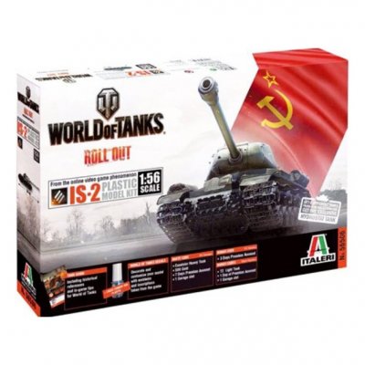 ITALERI Maquette  JS-2 World of Tanks-1/56 - Maquette militaire