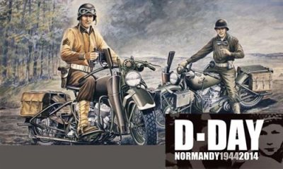 ITALERI Maquette  Motorcycles U.S. 2nd G. M.- 1/35 - Maquette militair