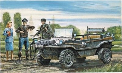 GENERIQUE Maquette Italeri Schwimmwagen- 1/35 - Maquette militaire