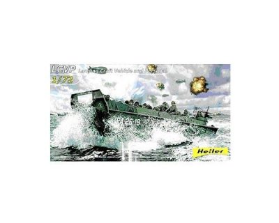 HELLER Maquette lcvp : landing craft vehicle & personal