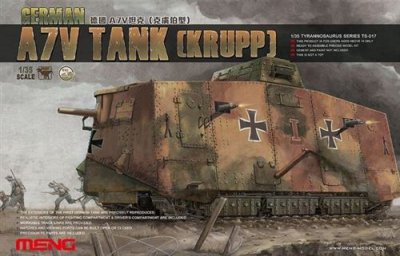 MENG Maquette  Model Allemande A7V char (Krupp)- 1/35 - Maquette milit