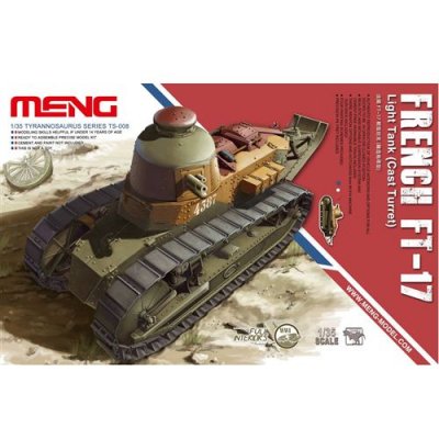 MENG Maquette  Model French FT- 17 Light Tank- 1/35 - Maquette militai