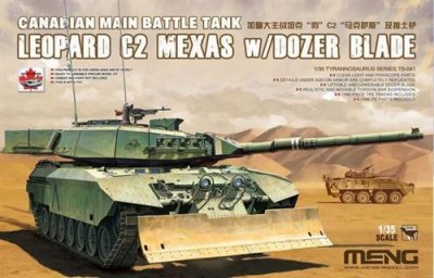 MENG Maquette  Model Leopard C2 Mexas avec lame de bulldozer- 1/35 - M
