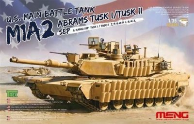 MENG Maquette  Model M1A2 Abrams septembre TUSK I / TUSK II- 1/35 - Ma