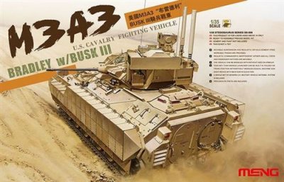 MENG Maquette  Model M3A3 Bradley avec BUSK III (sans int&eacute;rieur)- 1/35