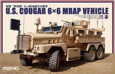 MENG Maquette  Model V&eacute;hicule US Cougar 6x6 MRAP- 1/35 - Maquette mili