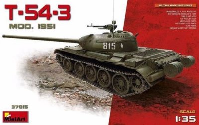 MINIART Maquette Mini Art Mod&egrave;le sovi&eacute;tique T-54-3 1951- 1/35 - Maquette mili
