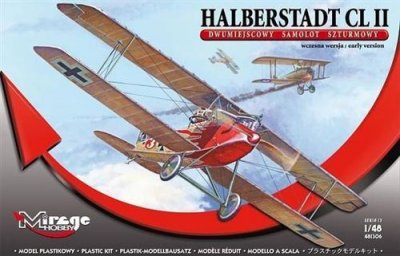 MIRAGE HOBBY Maquette  Halberstadt CL II- 1/48 - Maquette