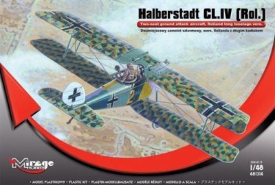 MIRAGE HOBBY Maquette  Halberstadt CL.IV (Rol) Si&egrave;ge &agrave; deux si&egrave;ges su-