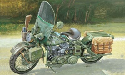ITALERI Maquette moto militaire : WLA 750 aille Unique Coloris Unique