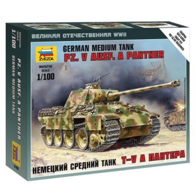 ZVEZDA Maquette Panther Ausf.A 1/100 -  Maquette militaire - Z6196