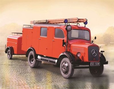 ICM Maquette pompier  L1500S LF 8 - German Light Fire Truck- 1/35 - Ma