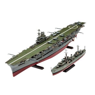 REVELL Maquette  HMS Ark Royal & Tribal Class Des - 1/720 - Maquette d