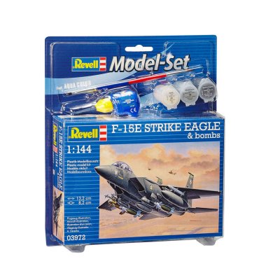 FEBRONIE Maquette Revell Model Set F-15E Strike Eagle avec bombes