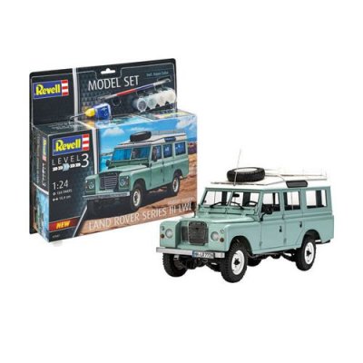REVELL Maquette  Model Set Land Rover Series III- 1/24 - Maquette de v