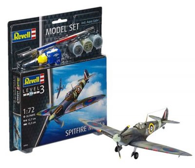 REVELL MODEL SET Maquette  Spitfire Mk.IIa-1/72 - Maquette d'avion