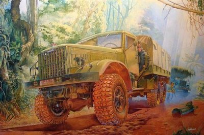 RODEN Maquette  KrAZ-214B- 1/35 - Maquette militaire