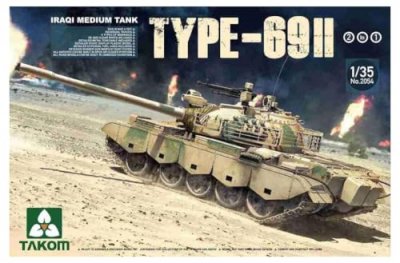 TAKOM Maquette  Moyen irakien type 69 Char II 2 en 1- 1/35 - Maquette