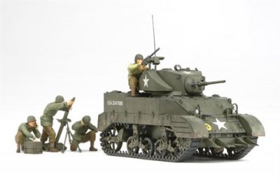 TAMIYA Maquette  M5A1 avec 4 figurines- 1/35 - Maquette militaire