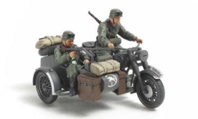 TAMIYA Maquette  Sidcar German 2nd G. M.- 1/48 - Maquette militaire