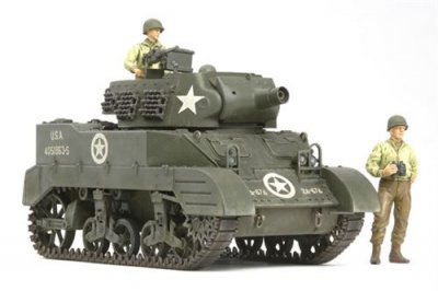 TAMIYA Maquette  Voiture M8 avec 3 Figurines- 1/35 - Maquette militai