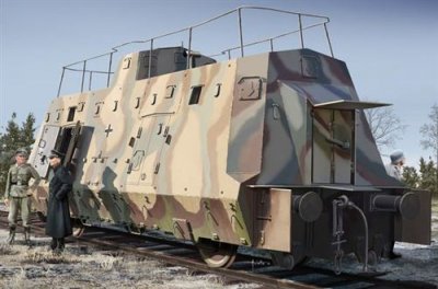  Maquette train Hobby Boss Kommandowagen-1/72 - Maquette de train