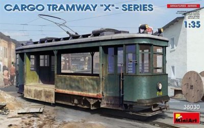  Maquette train Mini Art Tramway de fret s&eacute;rie X- 1/35 - Maquette de t