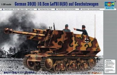 TRUMPETER Maquette  10.5cm LeFH (Sf) auf Geschutzwagen 39H(f)- 1/35 -