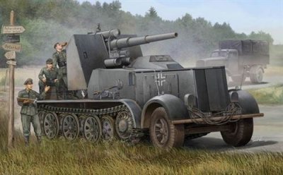 TRUMPETER Maquette  8.8CM FLAK 18- 1/35 - Maquette militaire