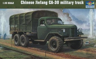  Maquette Trumpeter Camion chinois Jiefang CA-30 6 x 6 - 1/35 - Maquet