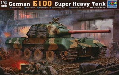  Maquette Trumpeter Entwicklungsfahrzeug E100 allemand- 1/35 - Maquett