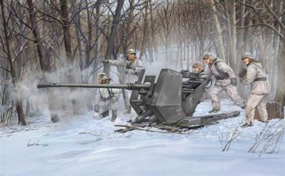 TRUMPETER Maquette  FLAC ALLEMAND 3.7CM 37- 1/35 - Maquette militaire