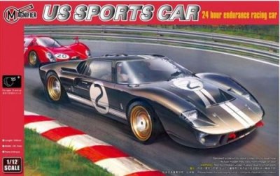 TRUMPETER Maquette  Ford GT 40 Mk.II- 1/12 - Maquette de voiture