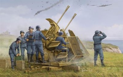 TRUMPETER Maquette  German 37mm Flak 43 Zwilling- 1/35 - Maquette mili