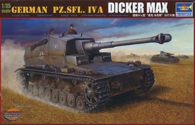 TRUMPETER Maquette  German Pz.Sfl IVa 'Dicker Max'- 1/35 - Maquette mi
