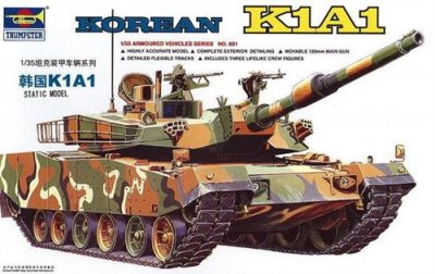 TRUMPETER Maquette  Korean K1A1- 1/35 - Maquette militaire