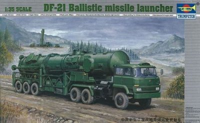 TRUMPETER Maquette  Lanceur de missile balistique DF-21- 1/35 - Maquet