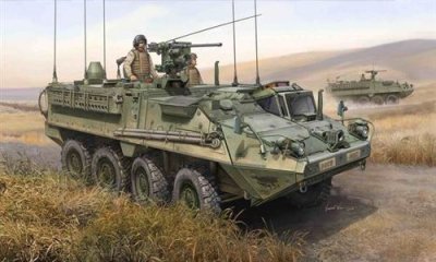 TRUMPETER Maquette  M1130 Stryker CV am&eacute;ricain- 1/35 - Maquette milita
