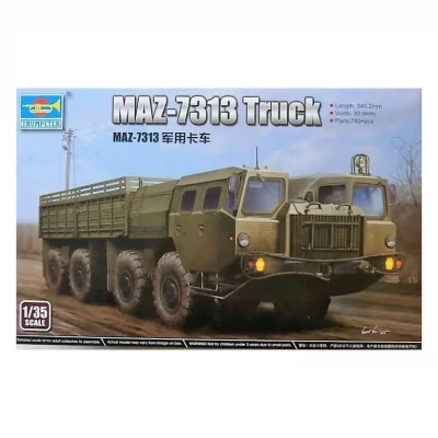 TRUMPETER Maquette  MAZ7313 Camion- 1/35 - Maquette militaire