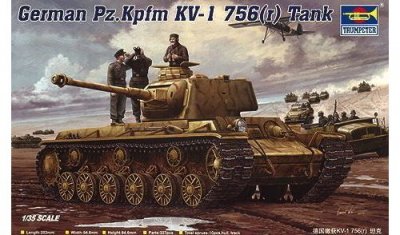 TRUMPETER Maquette  Pz.756 (r)- 1/35 - Maquette militaire