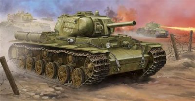 TRUMPETER Maquette  Russian KV-8S Soviet Heavy Tank- 1/35 - Maquette m