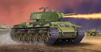 TRUMPETER Maquette  Russian KV- 8S Welded Turret- 1/35 - Maquette mili