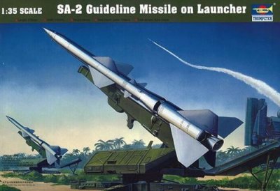 TRUMPETER Maquette  SA-2 Guideline missile on launcher- 1/35 - Maquett